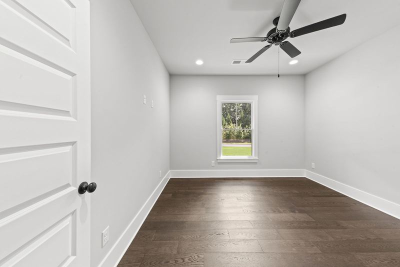 Third bedroom with hardwood floors
